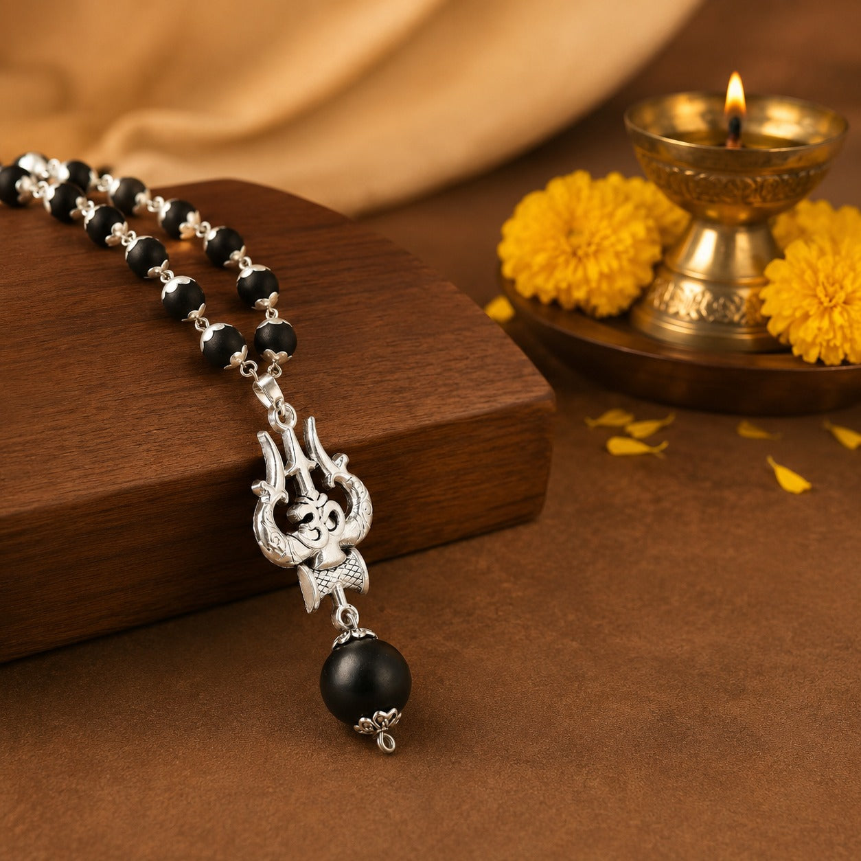 Bageshwar Dham Pendant with 108 Mala Mantra Jaap Energisation